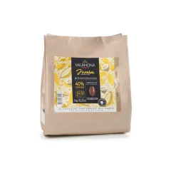 Chocolat à pâtisser lait Jivara 40% 1 kg - Valrhona