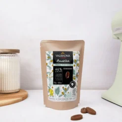 Chocolat à pâtisser lait vegan Amatika 46% 250 gr - Valrhona