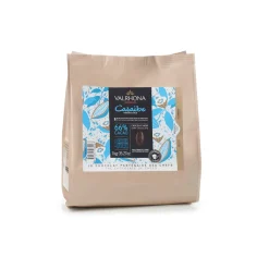 Chocolat à pâtisser noir Caraïbe 66% 1 kg - Valrhona