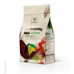 Chocolat à pâtisser noir Tanzanie 75% 1 kg - Barry