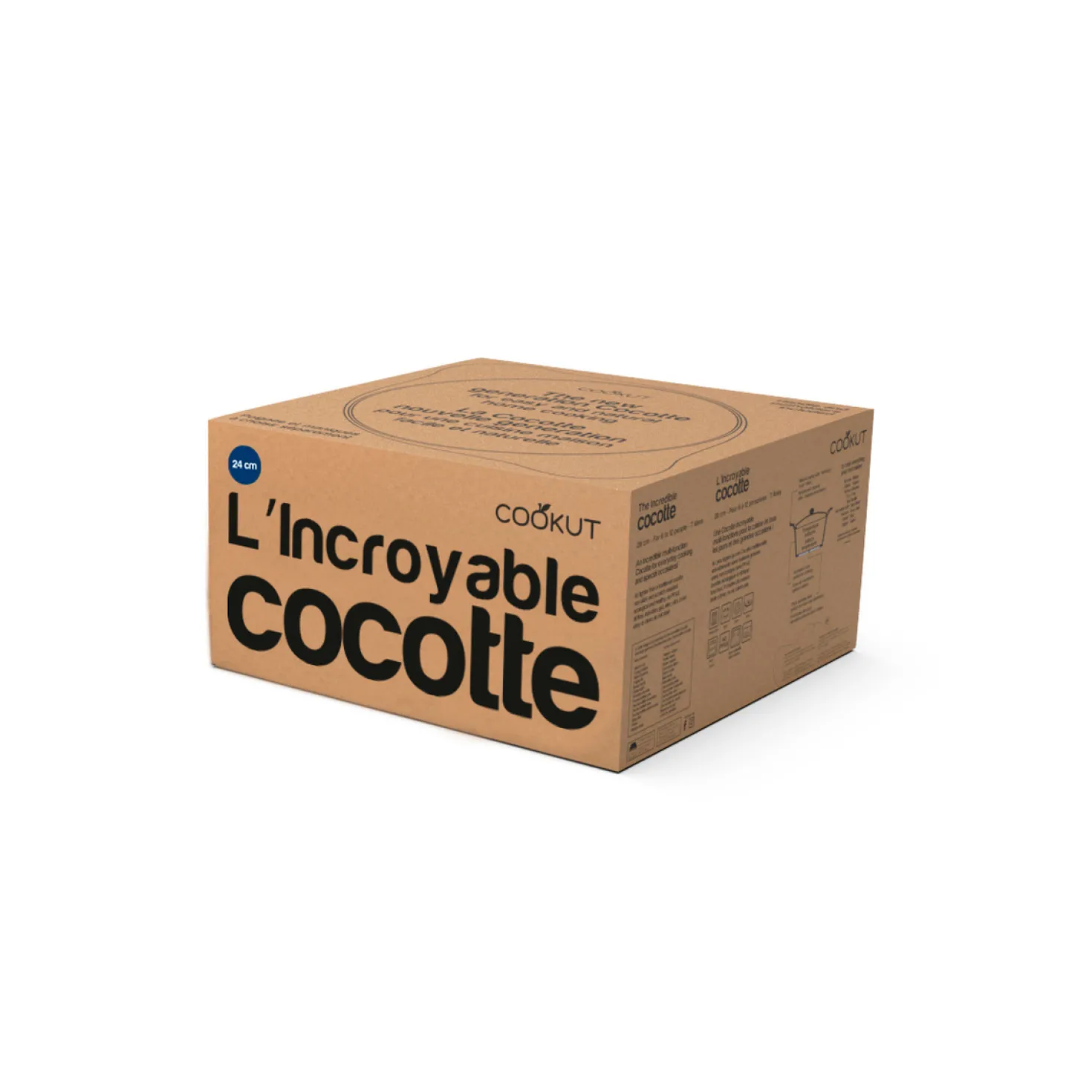 Cocotte l'incroyable sans PFAS 24cm Myrtille - Cookut