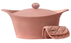 Cocotte l'incroyable sans PFAS 24cm Guimauve - Cookut