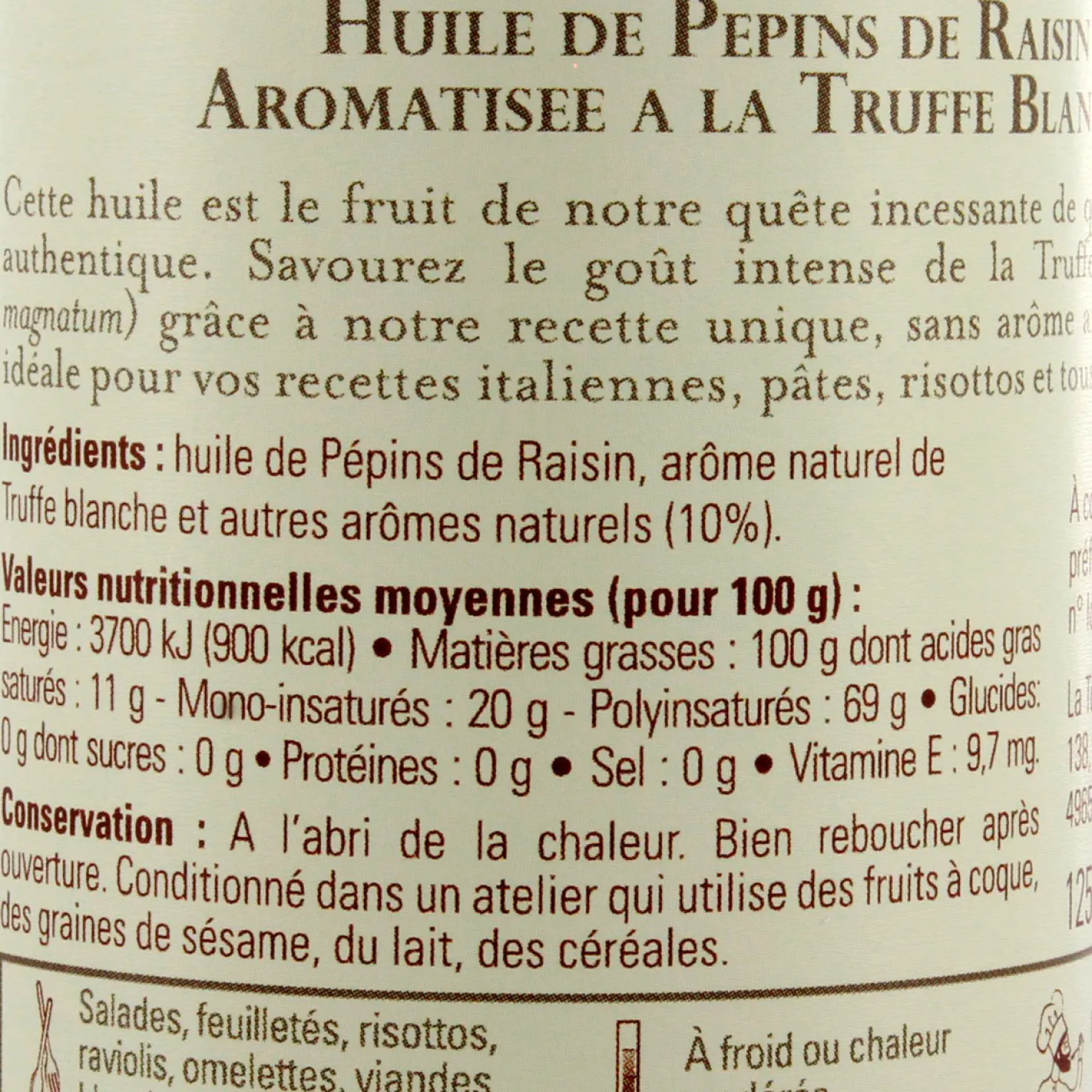 Coffret duo huiles Truffe noire et blanche - La Tourangelle