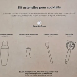 Coffret pour cocktails - Alice Délice