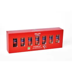 Coffret scoville 7 piments du monde bio - Quai Sud