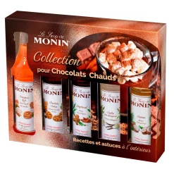 Coffret sirops Chocolat Chaud, 5x50ml - Monin