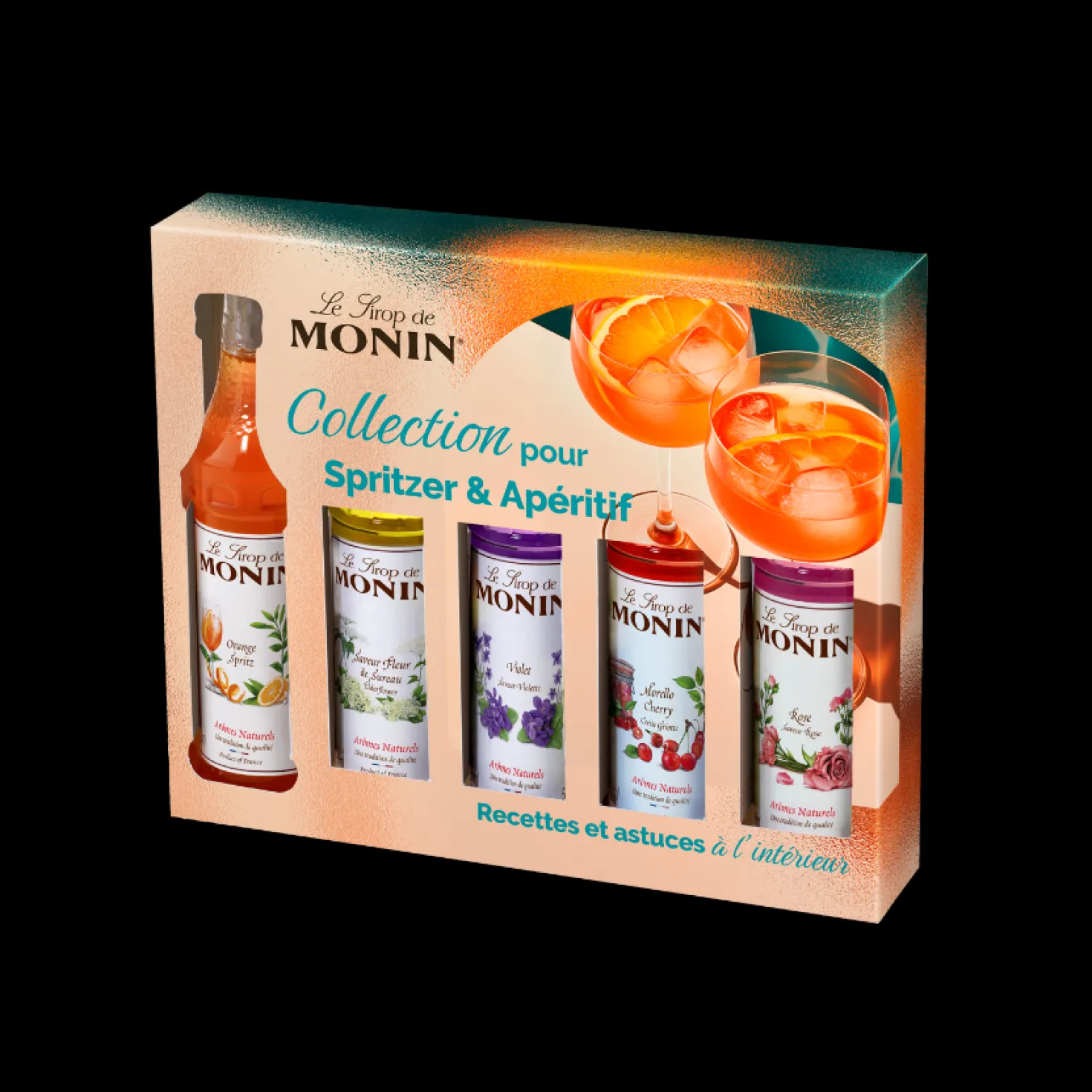 Coffret sirops Spritzer & Apéritif 5x50ml - Monin
