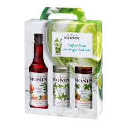 Coffret sirops Virgin coktail 3x25cl - Monin