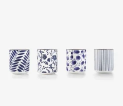 Coffret théière + 4 tasses Flora - Ibili
