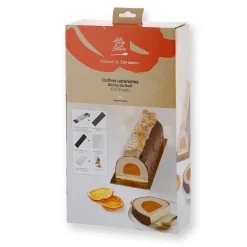 Coffret ustensiles bûche de Noël 30cm - Alice Délice