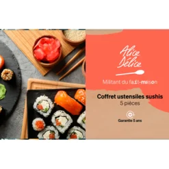 Coffret ustensiles sushis - Alice Délice