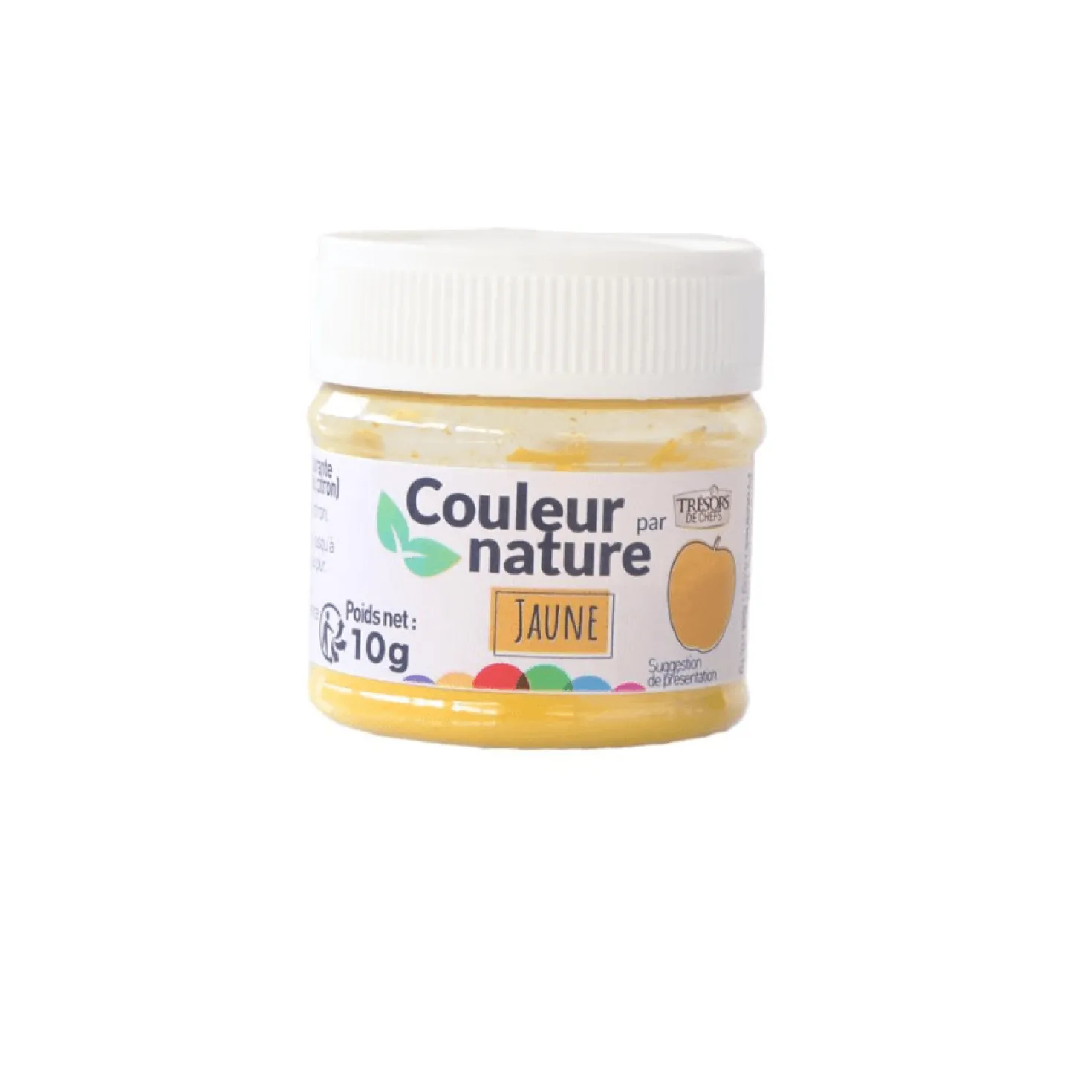 Colorant poudre naturel Jaune 10 gr - Trésors des Chefs