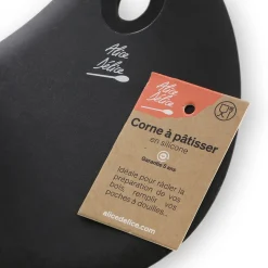 Corne à pâtisser en silicone noir - Alice Délice