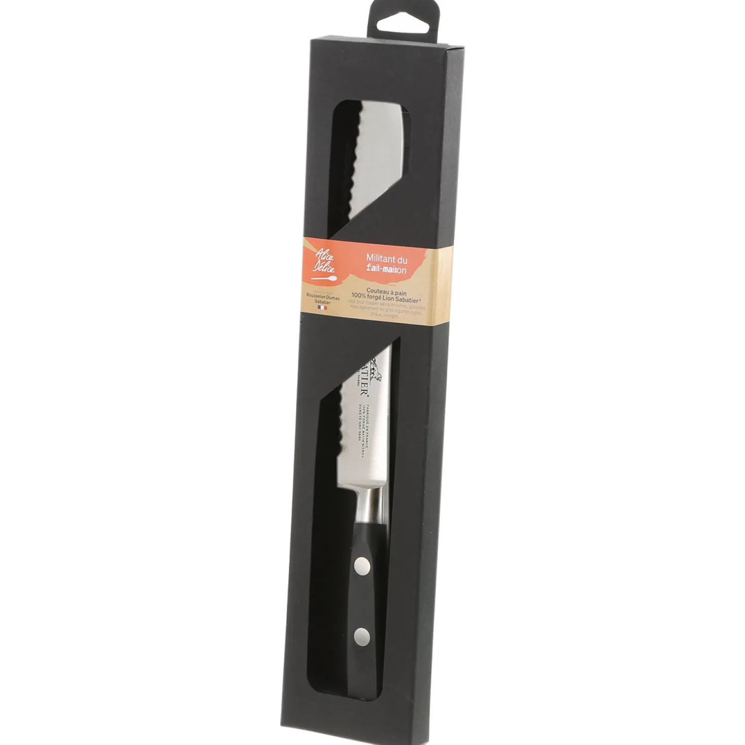 Couteau à pain 20 cm Sabatier forgé - Alice Délice