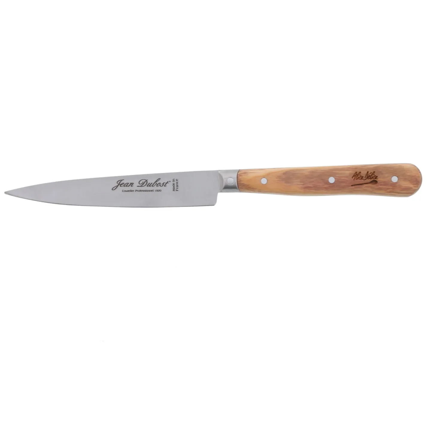 Couteau d´office 11 cm manche bois d´olivier - Alice Délice