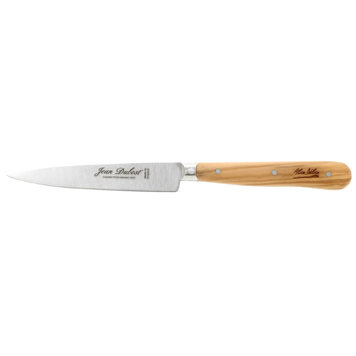 Couteau d´office 11 cm manche bois d´olivier - Alice Délice