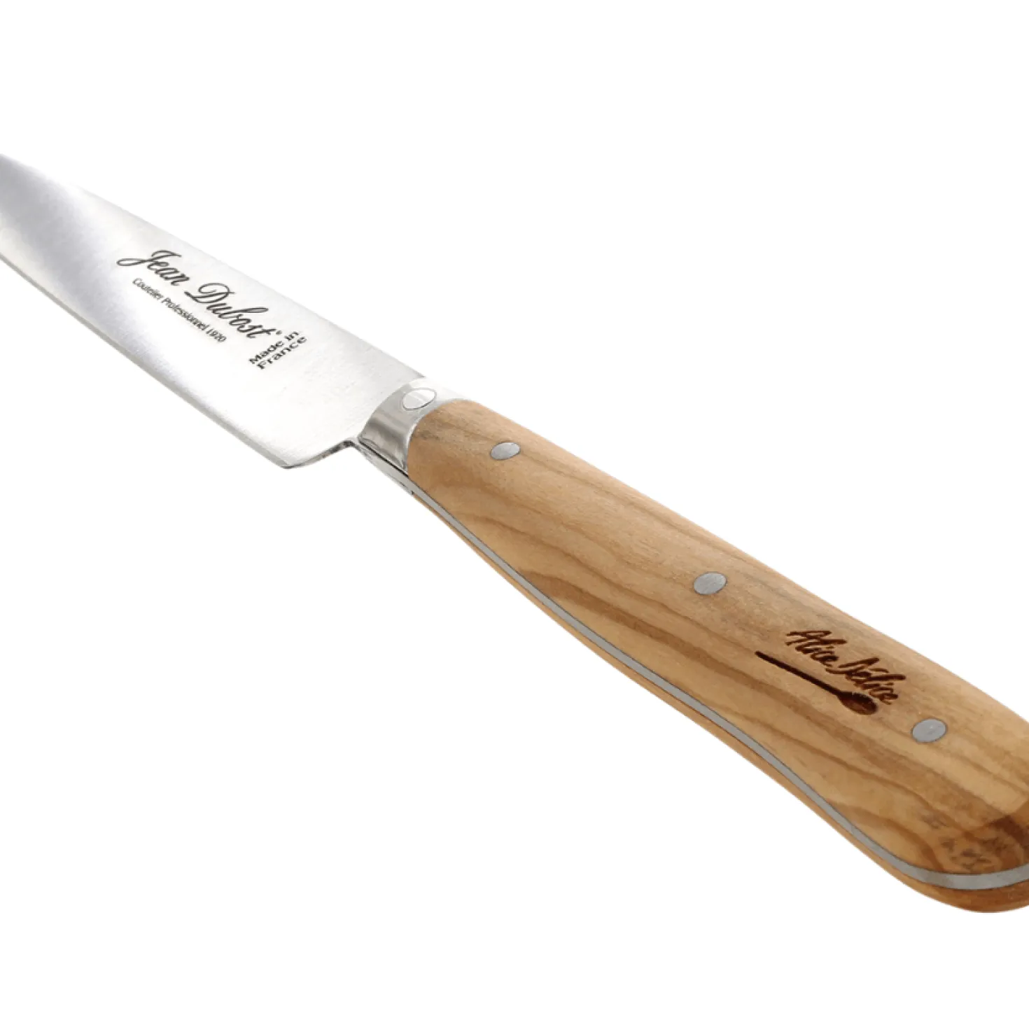 Couteau d´office 11 cm manche bois d´olivier - Alice Délice