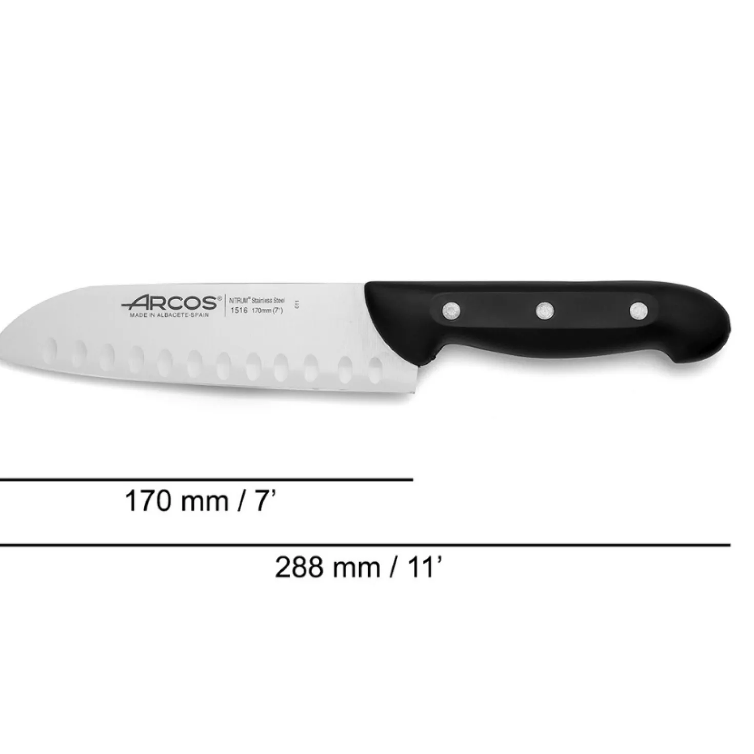 Couteau Santoku 17 cm Maître - Arcos
