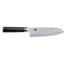 Couteau Santoku lame alvéolée 18 cm damassé Shun - Kai
