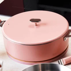 Couvercle inox Le Merveilleux 28 cm guimauve - Cookut