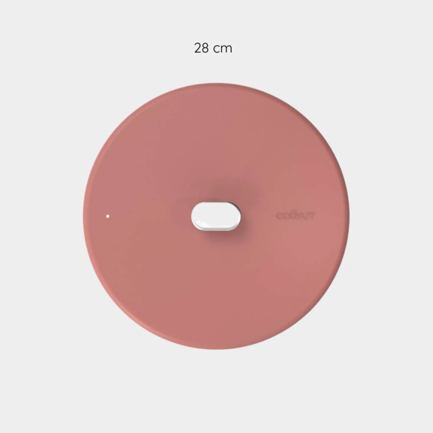 Couvercle inox Le Merveilleux 28 cm guimauve - Cookut