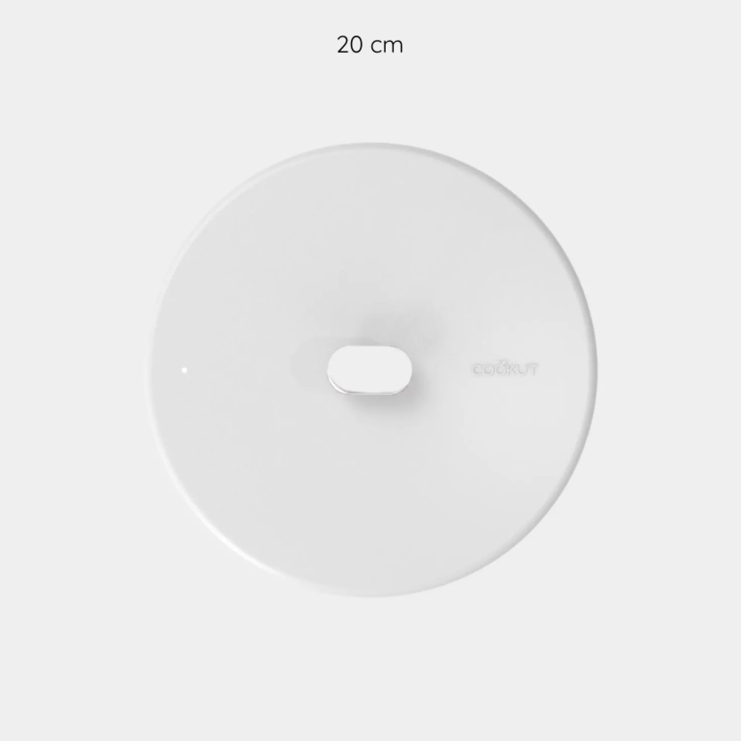 Couvercle inox Le Merveilleux 20 cm polaire - Cookut