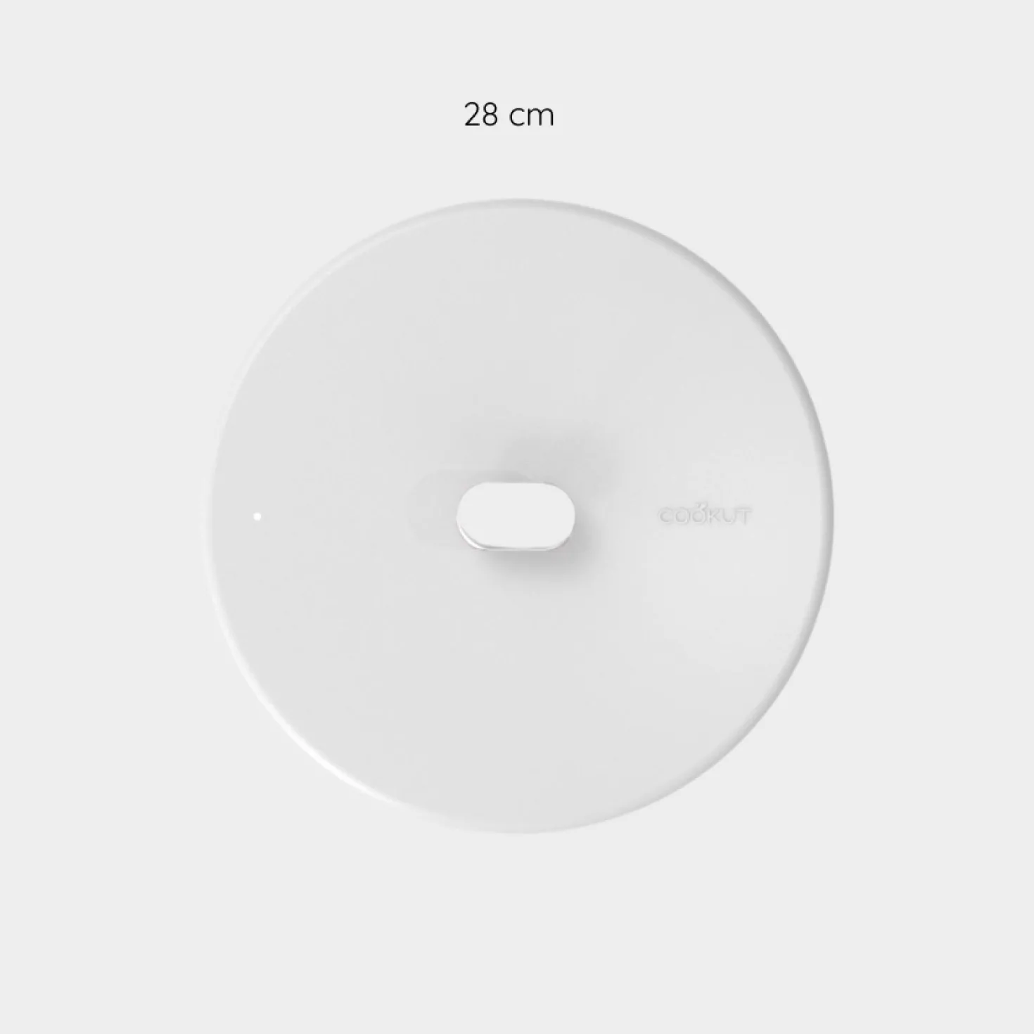 Couvercle inox Le Merveilleux 28 cm polaire - Cookut