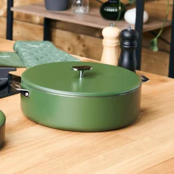 Couvercle inox Le Merveilleux 28 cm fougère - Cookut