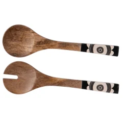 Couverts à salade Zanzibar 30 cm - Table Passion