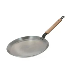 Crêpière acier 24 cm et moule pancakes + accessoires offerts