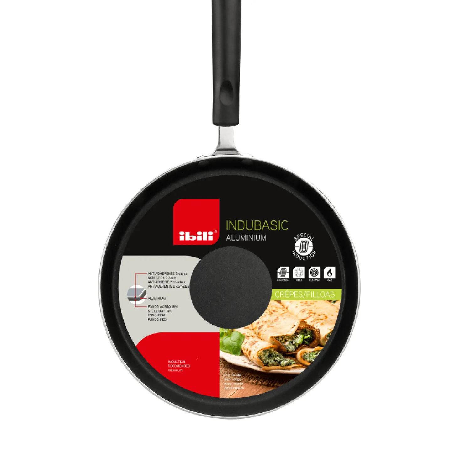 Crêpière revêtue 28cm et moule pancakes + accesoires offerts