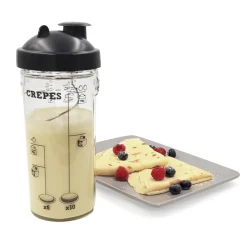 Crêpière revêtue myrtille 28 cm + accessoires offerts
