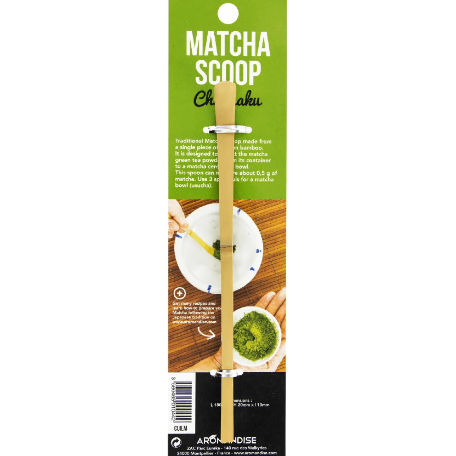 Cuillère à thé matcha Chashaku - Aromandise
