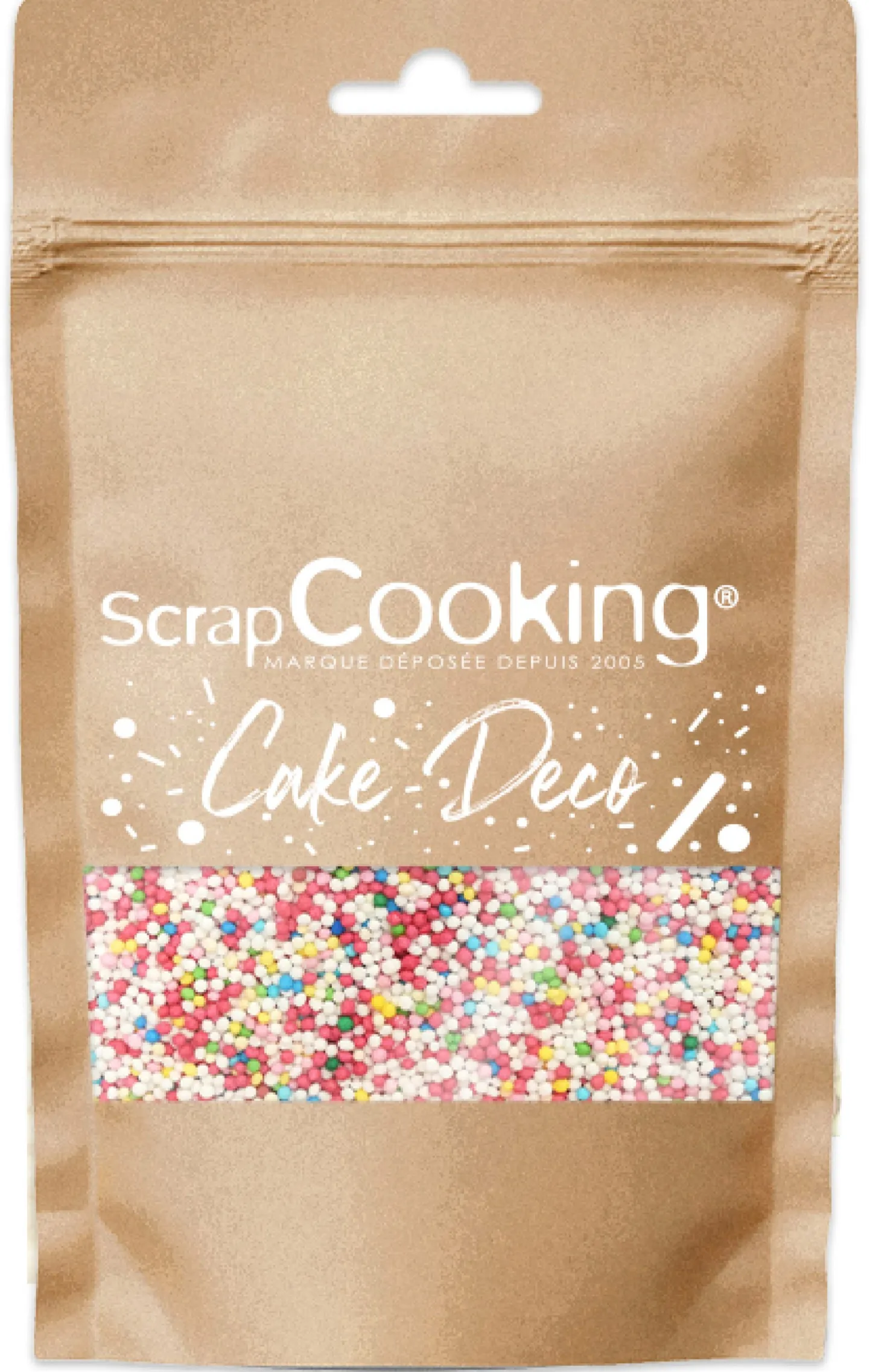 Décor à parsemer Mini Perles Multi 80 g - Scrapcooking