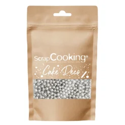 Décor à parsemer Perles Argentées 55 g - Scrapcooking