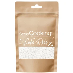Décor à parsemer Perles Blanches 55 g - Scrapcooking