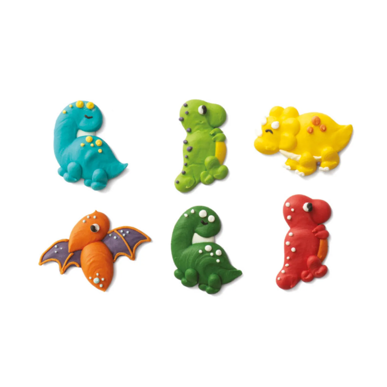 Décors comestibles : 6 décors Dinosaures - Décora
