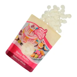 Deco melts Blanc Naturel 250 g - FunCakes