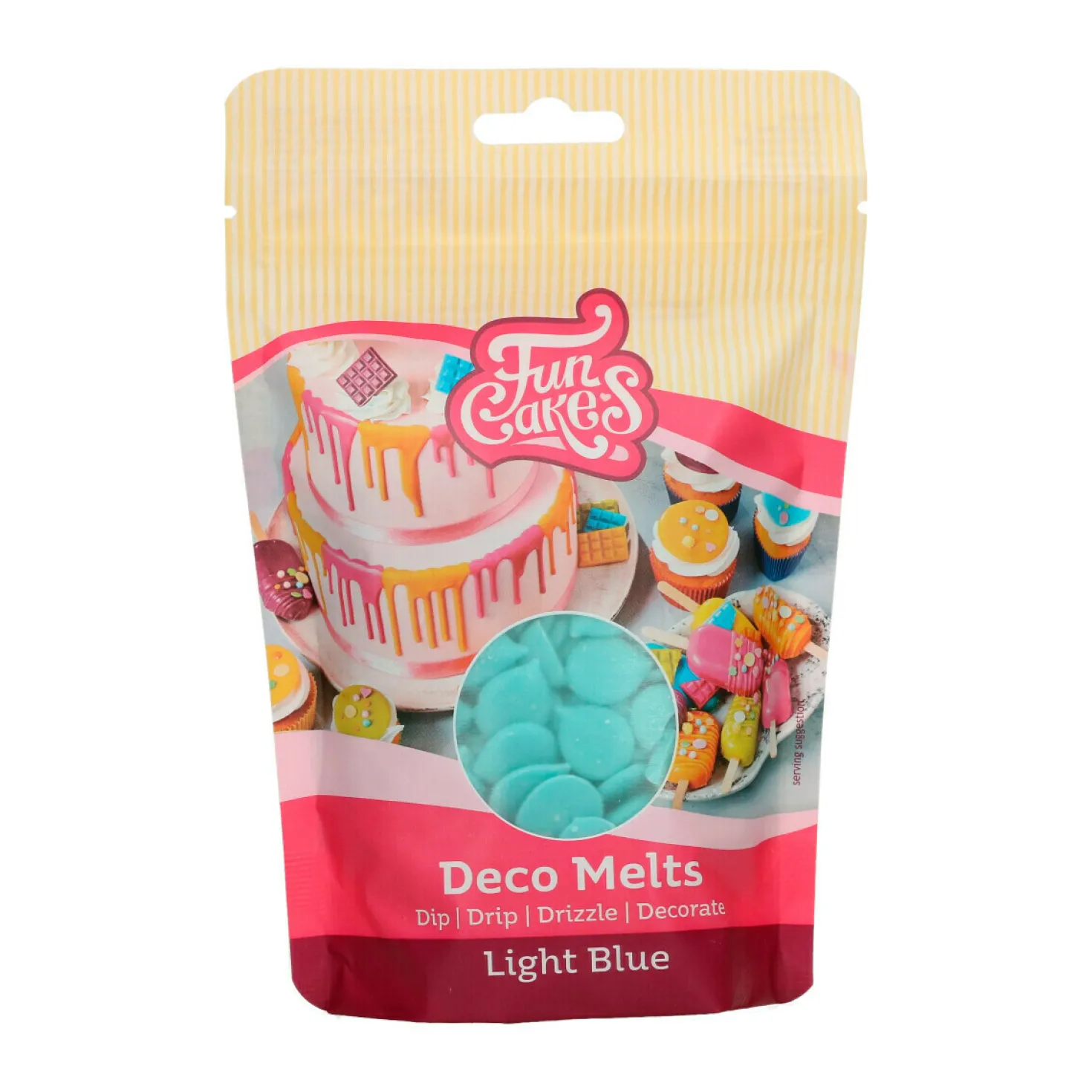 Deco melts Bleu Ciel 250 g - FunCakes