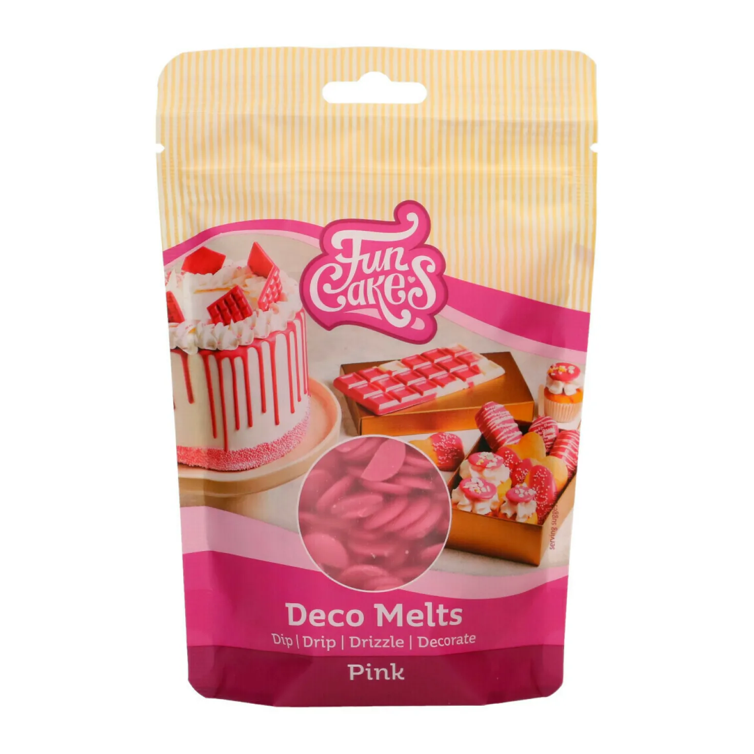 Deco melts Rose 250 gr - FunCakes