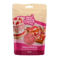 Deco melts Rouge 250 g - FunCakes