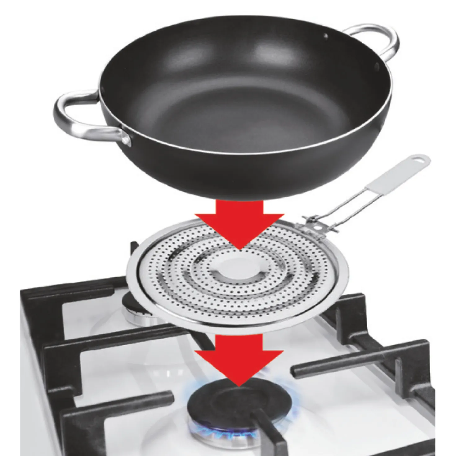 Disque diffuseur mijoteur en inox - Ibili