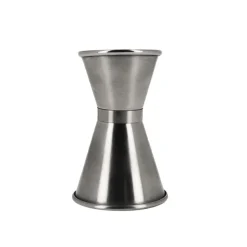 Double verre doseur à cocktail 20/40 ML en inox - Patisdecor