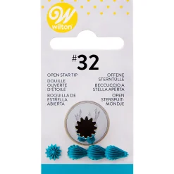Douille en inox : cannelée étoile 32 - Wilton