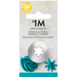 Douille en inox : cannelée étoile 8 mm 1M - Wilton