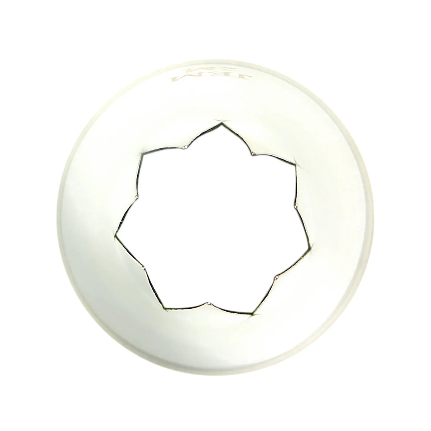 Douille en inox : cannelée étoile 17 mm 2M - PME