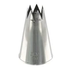 Douille en inox : cannelée étoile 17 mm 2M - PME