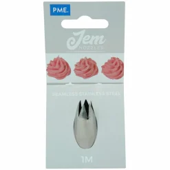 Douille en inox : cannelée étoile 14 mm 1M - PME