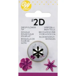 Douille en inox : fleur 12 mm 2D - Wilton