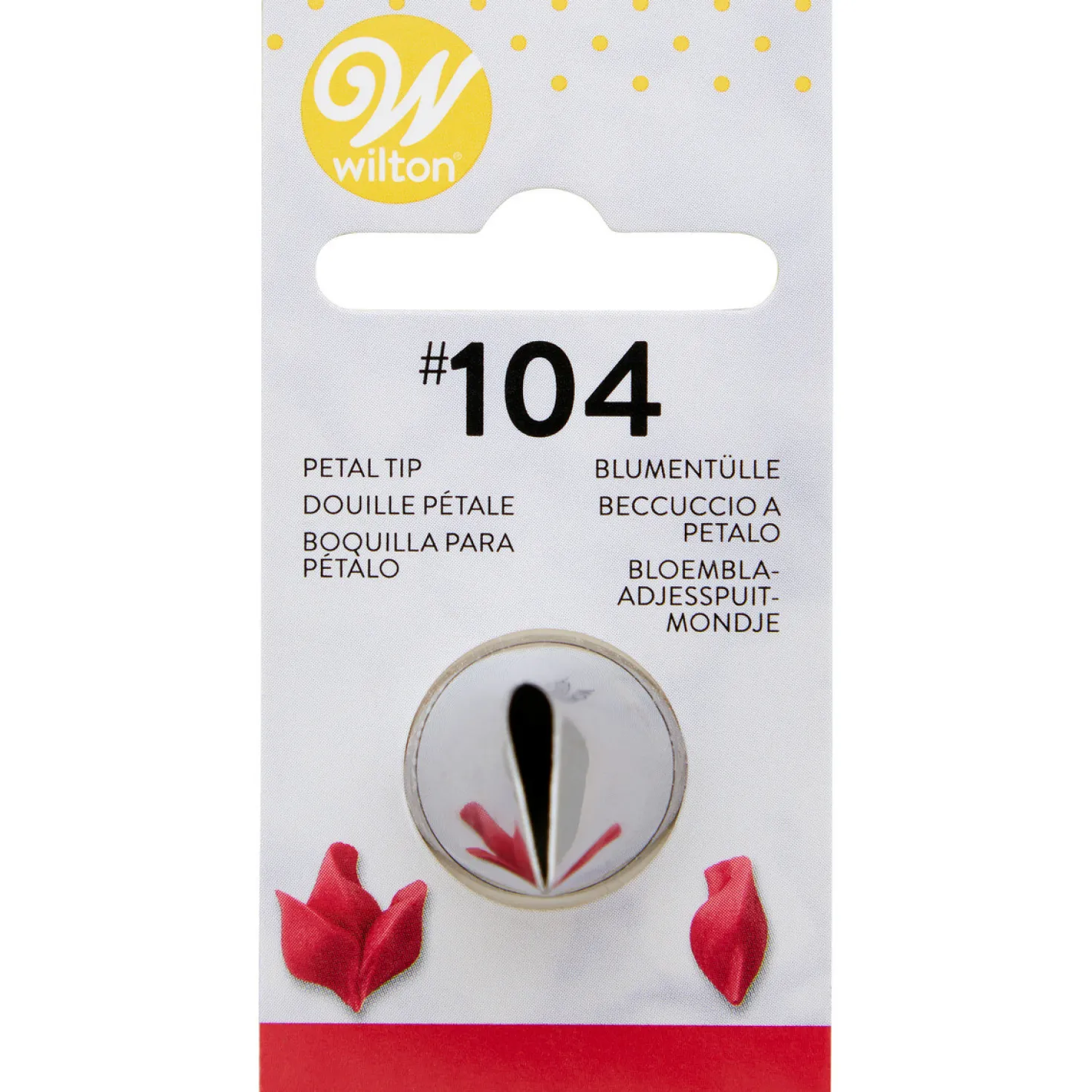 Douille en inox : pétale 15 mm 104 - Wilton